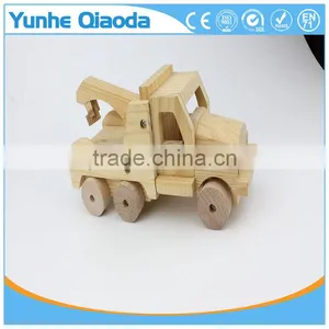 Puzzles Crane 3D Woodcraft Kit Assemble Paint DIY Toys for Kids Adults the Best Birthday Gift thumbnail-3