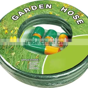 PVC Reinforced Garden Hose With 2-way Hose Nozzle Set thumbnail-1