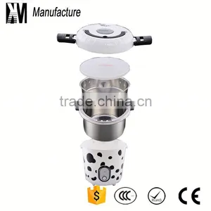 Free Shipping Dormitary Stainless Steel Inner Pot Mini Rice Cooker With Steamer thumbnail-1