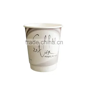 Customized Double Wall Biodegradable Kraft Brown Paper Cup thumbnail-6