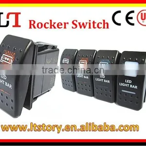 Waterproof Led DPDT/SPST/ DPST/ STDP ROCKER SWITCH thumbnail-1