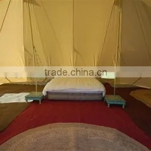 6x4m Waterproof Outdoor Cotton Canvas Luxury Camping Bell Tent thumbnail-5