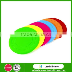 Lovely Pet Toy Silicone Flying Disc, Silicone Flying Saucer For Outdoor Sports,pet Frisbee thumbnail-6