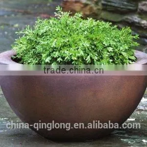 Bowl Shape Hand Painted Flower Pot thumbnail-1