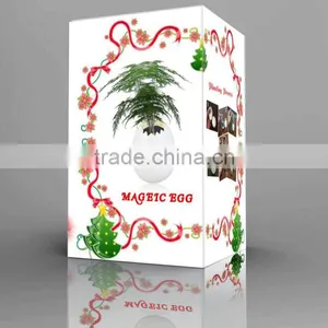 Factory Wholesale Multi Colors Mini Ornamental Cute Plastic Flower Pot With Egg Shape thumbnail-1