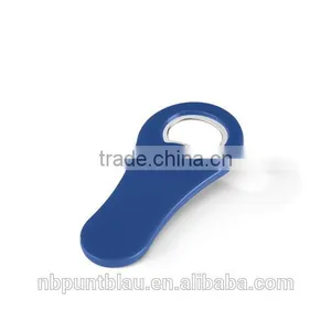 Plastic Bottle Opener With Magnet and Keychain thumbnail-1