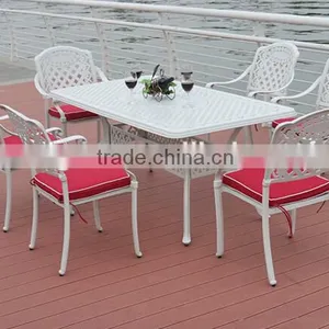 Sigma Cast Aluminium Garden Furniture Dinning Set Outdoor Table and Chairs thumbnail-1