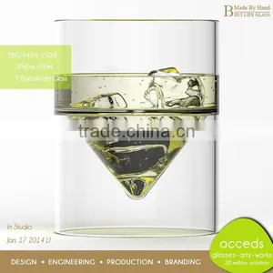 Different Shaped Borosilicate Glass Christmas China Tea Cups Wholesale thumbnail-3