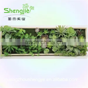 SJLJ013343 Plastic Grass Wall / Fake Green Grass Wall for Garden Home Decoration thumbnail-6