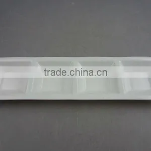 Stock White Porcelain Four Division Sauce Dish thumbnail-1