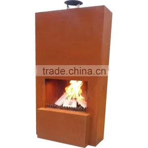 FO-9F02 High Quality Corten Steel Outdoor Fire Pits thumbnail-1