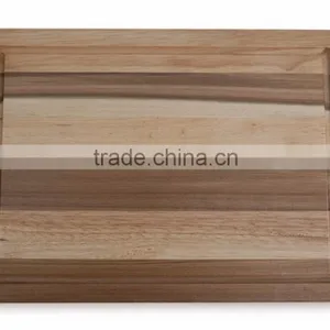 High Quality Best Selling Eco Friendly Rectangular Natural RubberWood Cutting Board From Viet Nam thumbnail-1