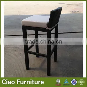 High Top Indoor Bar Chairs Rattan Furniture thumbnail-2