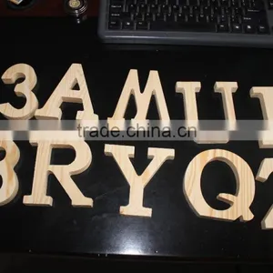 Wooden Alphabet Letters DIY Manual Process Letters Laser Cutting Letters Can Be Customized thumbnail-1