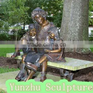 European Style Bronze Casting Angel Statue for Garden Decoration thumbnail-3