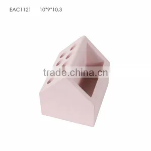 Fashion Desktop Handmade Concrete Pen Holder With Storage Box thumbnail-4