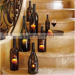 Europen Large Sitting Room Glass Candle Holder Lanterns thumbnail-1