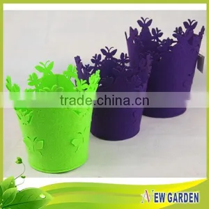 Wholesale Price Different Color Metal Garden Lacy Glowing Flower Pot thumbnail-1