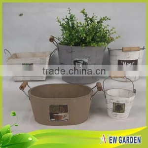 2015 Trending Hot Products Round Flower Pot Molds/Barrel Shape Flower Pot thumbnail-1