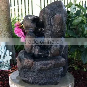 Rock Falls Outdoor Water Fountain thumbnail-1