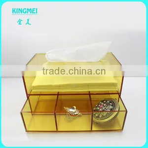 2015 Clear Makeup Case Drawers Cosmetic Organizer Jewelry Storage Acrylic Cabinet Box thumbnail-6