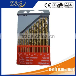 DIN338 Straight Shank High Speed Steel Titanium Coated Black Oxide Twist Drill Bit thumbnail-5