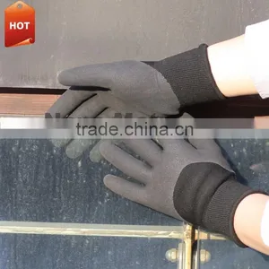 NMSAFETY Good Winter Hand Gloves Used in Construction With Napping Inside thumbnail-1