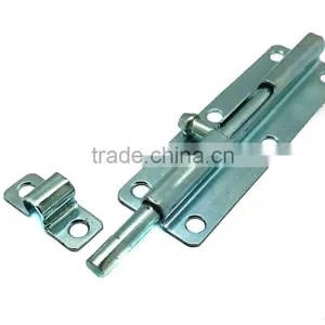 Straight Type 6" Barrel Bolt With Zinc Plated, Heavy Duty Barrel Bolt Tower Bolt for Doors and Windows Lock 6" thumbnail-2
