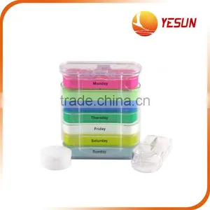 Hot Sale On-time Delivery Factory Directly 7 Day Plastic Pill Box thumbnail-1