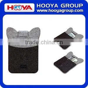 Raccoon Shaped Felt Fabric Tablet PC Bag/Customized PC Bag thumbnail-2