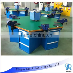 Factory Sale Anti-static Top Hexagonal Steel Workbench thumbnail-1