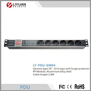 L19'' 1U German Type PDU Socket for Sales thumbnail-1