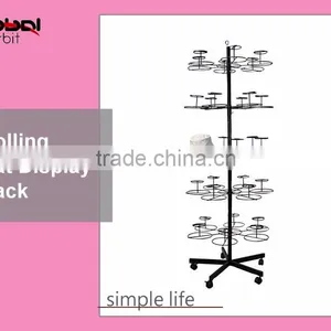 Durable Heavy Duty Shop Hanging Display Fixture Metal Circular Display Rail thumbnail-3