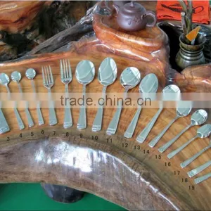 17pcs Parties Celebrating Metal Material Bulk Buy From China /Silver Color Tableware China Manufacturer Wholesale thumbnail-4