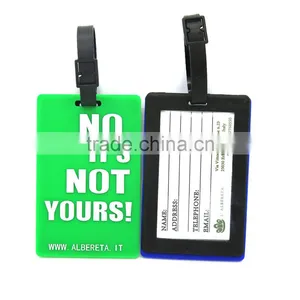 Made in China Luggage Tag, Custom Luggage Travel Bags Tag Colorful Pvc Luggage Tag thumbnail-1