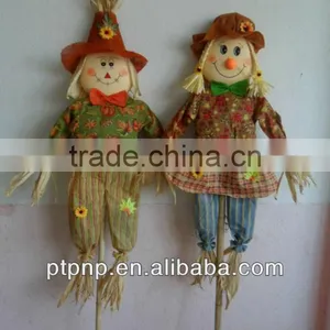 Straw Havest Outdoor Scarecrow thumbnail-1