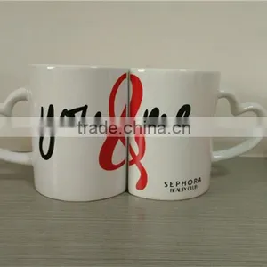 White Colour Customized Logo Ceramic Coffee Mugs thumbnail-1