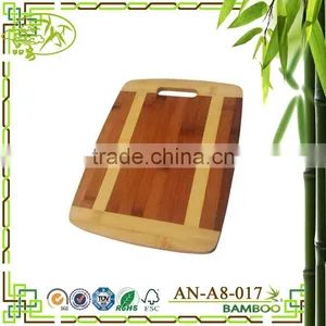 AONONG MOSO Bamboo Kitchen Active Antibacterial Butcher Block Radian Corner Shape Chopping Board/ Cutting Board thumbnail-2
