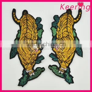 Fashion Custom Tiger Embroidery Patch for Decoration WEF-238 thumbnail-2