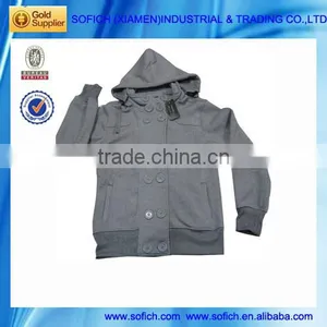 027# Cheap Plain Hoodie Woman Jacket Stock Lot thumbnail-1