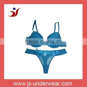Ladies Sexy Embroidery Bra and Panty New Design thumbnail-1