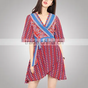 Best Price Fashion Women Sexy Latest Design Guinea Brocade Dress Direct Factory thumbnail-1