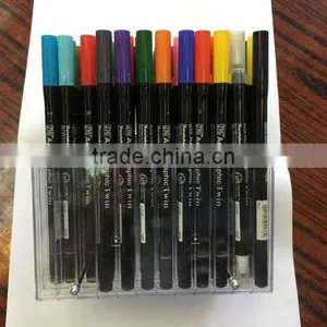 JAPAN ZIG ART & GRAPHIC TWIN TIP BRUSH MARKER PEN thumbnail-4