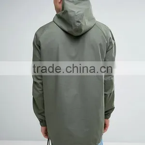 2017 Custom Best Price High Quality Fshion Design Durable 100% Cotton Ripstop Raglan Sleeves Celadon Casual Men's Jacket thumbnail-2