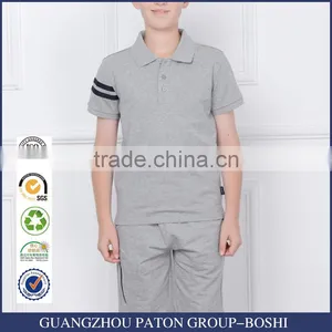College Installed 2017 New Summer Boys' OLY Sports Short Sleeved Pieces of Two thumbnail-1