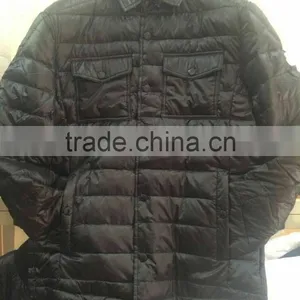 Mens Down Jacket High Quality Export Middle East Warm and Wearbale Anti-eletricity Comfortable Guanghzou Warehouse Stock 2017 thumbnail-3