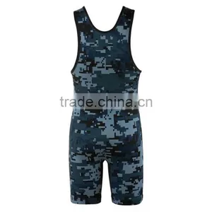 China Wrestling Singlets Gym Custom Tight Bodaywear thumbnail-2