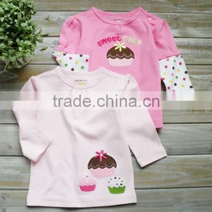 Mom and Bab 2012 100% Cotton Baby Clothing,baby Tshirt Long ,china Import Clothes thumbnail-1