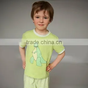 Childrens Pajamas Wholesale 100% Cotton Printed Kids Pajamas Set thumbnail-3