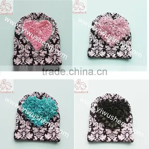 Wholesale Hot Sale Cotton Baby Print Hat,cotton Print Hat With Heart-shaped thumbnail-1